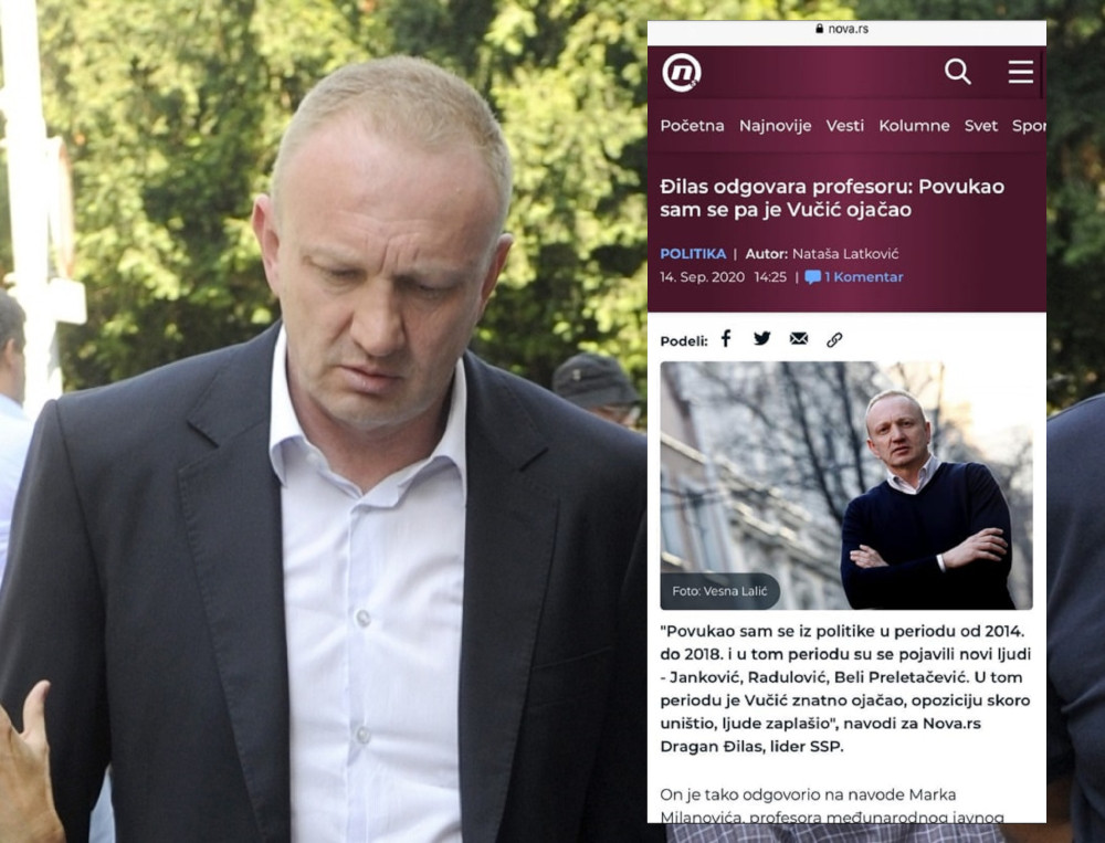 Isprozivao Jankovića, Radulovića i Belog (FOTO)