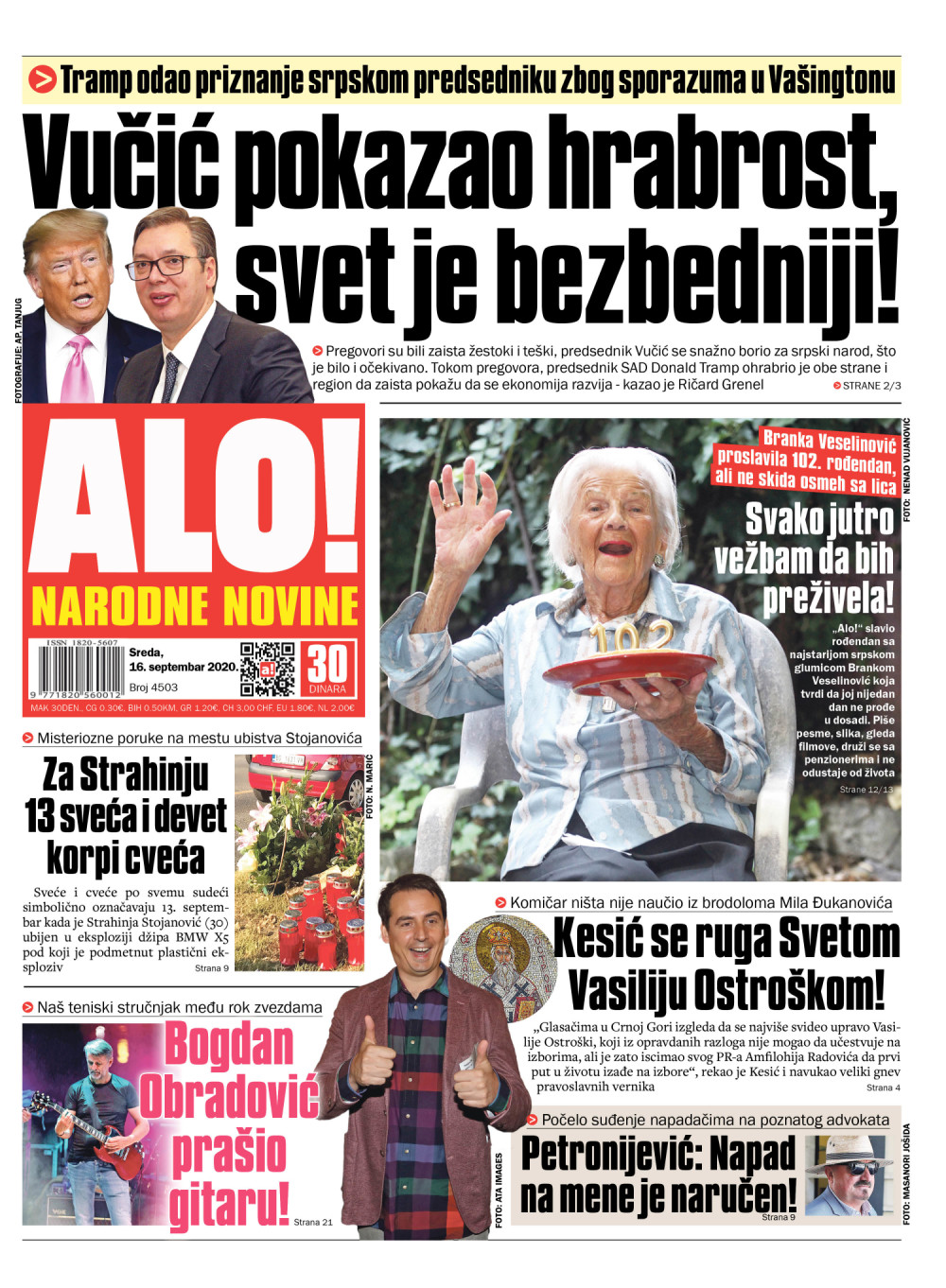 Vučić je pokazao veliku hrabrost, svet je sada bezbedniji!


Vučić je pokazao veliku hrabrost, svet je sada bezbedniji!