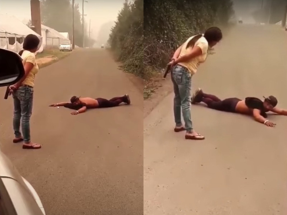 Razbesnela žena uzela PIŠTOLJ u ruke, a samo par minuta kasnije situacija je bila GOTOVA! (VIDEO)