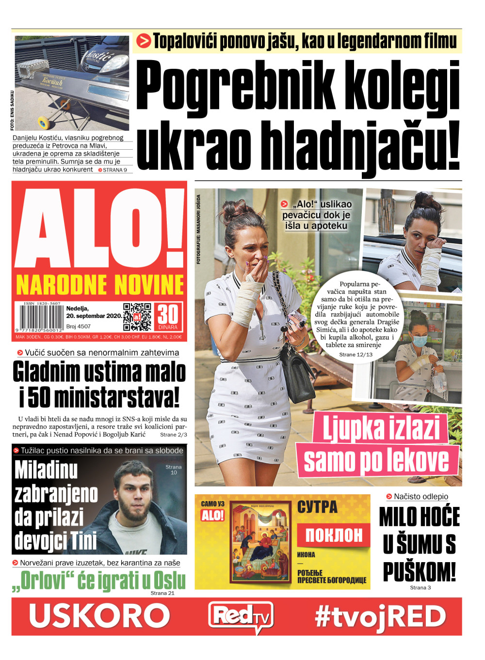 Miladinu zabranjeno da prilazi devojci Tini