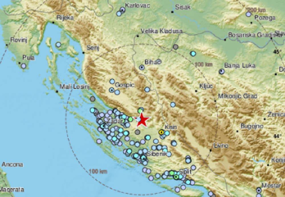 Zemljotres pogodio Hrvatsku, treslo se i u BiH!
