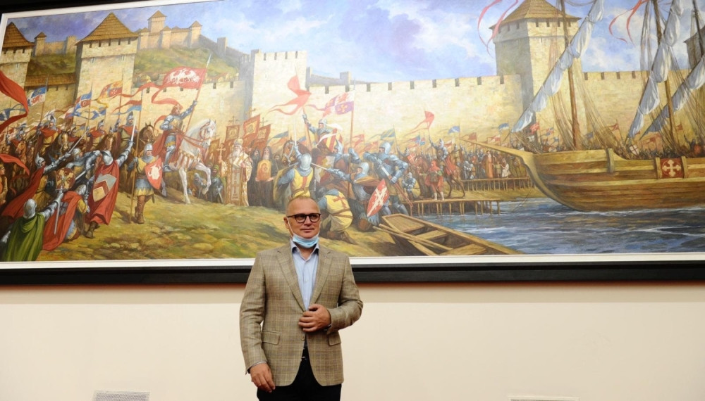 Slika despota Stefana Lazarevića u Skupštini grada