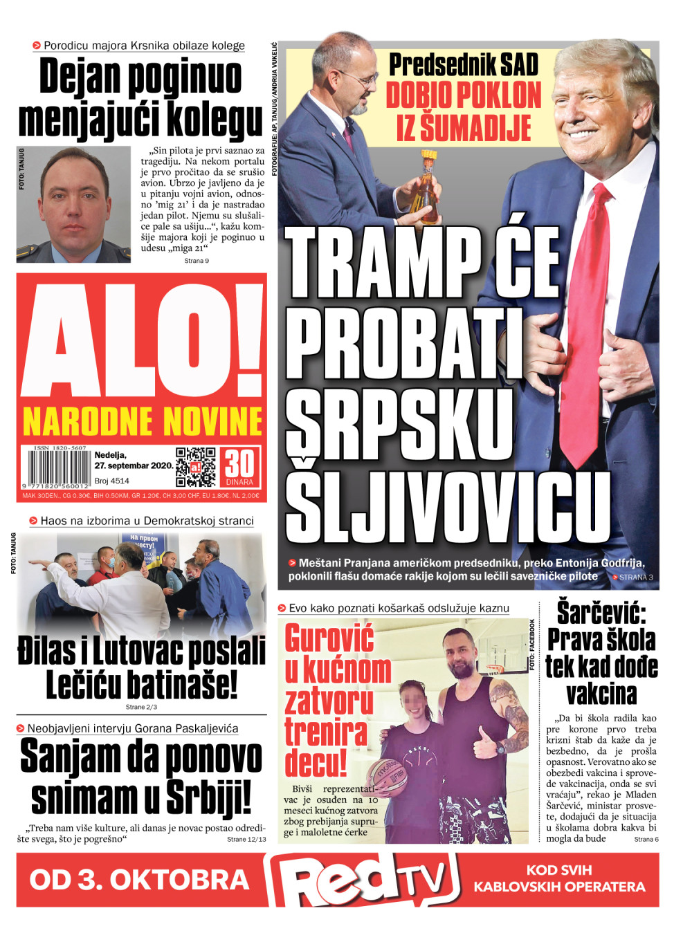 Američki ambasador u Šumadiji dobio poklon za predsednika SAD