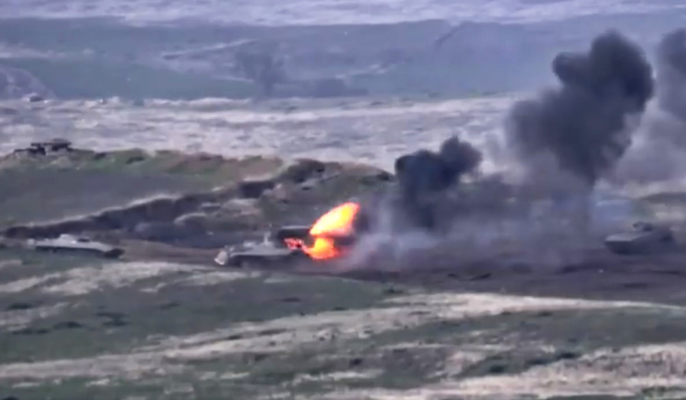 Tenkovska borba Jermenije i Azerbejdžana: Prvi snimci rata u Nagorno-Karabahu