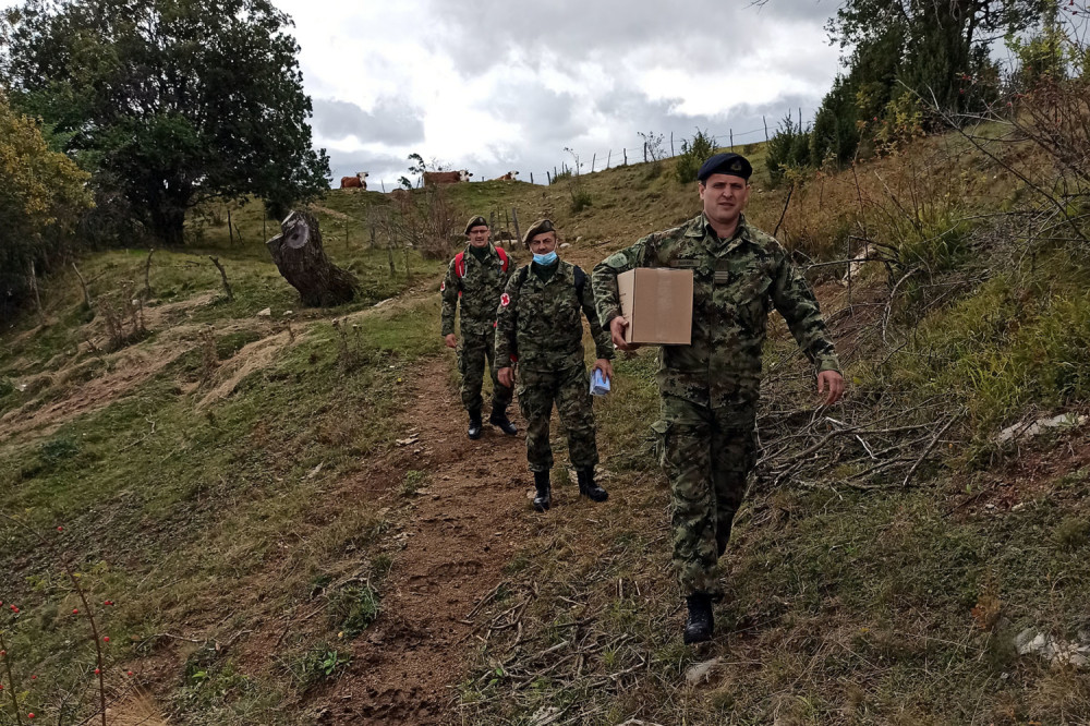 Vojska Srbije započela akciju u okolini Sjenice