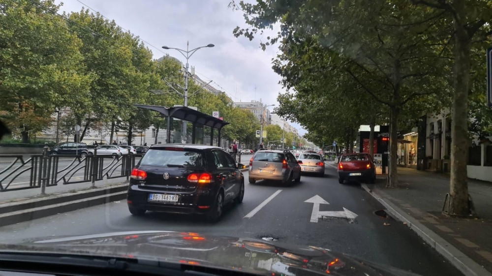 Sudar dva automobila, izbegavajte ovu ulicu (FOTO)