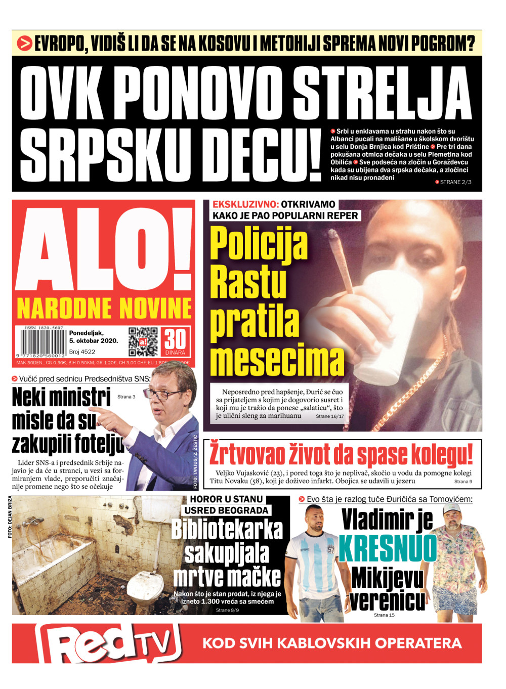 OVK ponovo strelja srpsku decu!