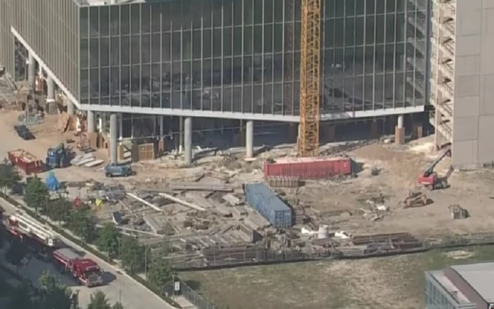 Urušio se deo zgrade u izgradnji u Hjustonu (VIDEO)