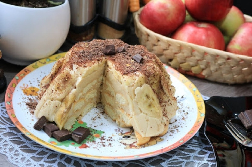 Kolač od banana i piškota spreman bukvalno za 5 minuta