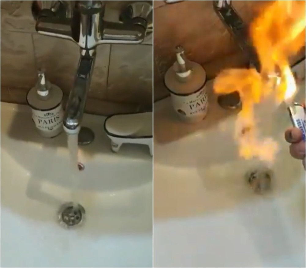 Zrenjaninac je prineo upaljač slavini, a samo sekund kasnije voda se ZAPALILA! (VIDEO)