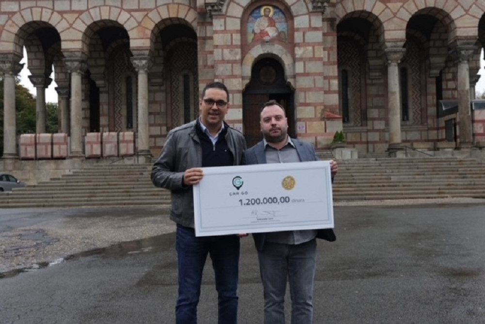 CarGo donirao 1,2 miliona dinara manastiru Hilandar za izgradnju Kampa prijateljstva