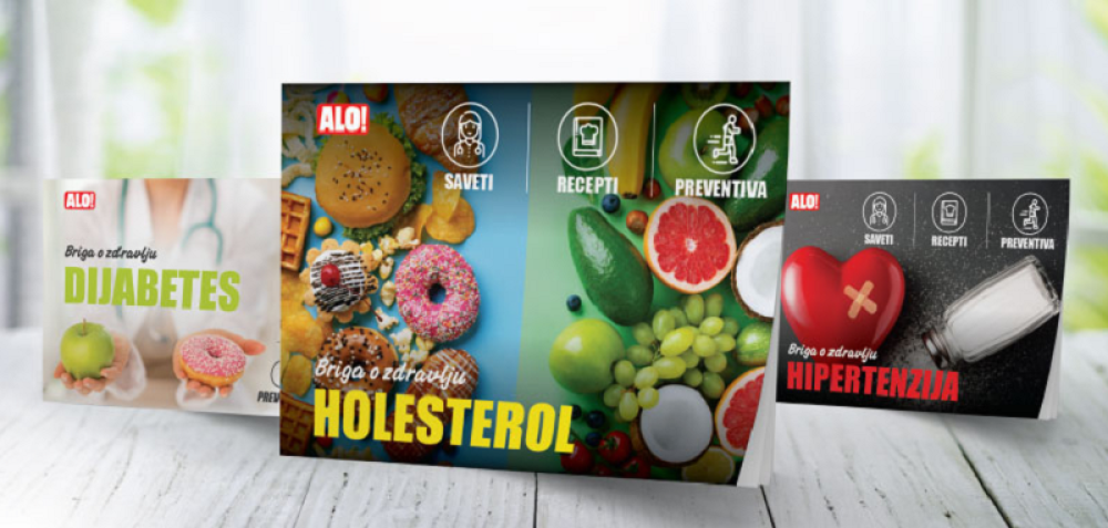 U ponedeljak, 12. oktobra, novine ALO! vam poklanjaju dodatak "Holesterol"