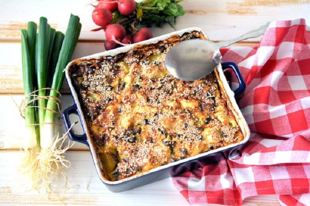 Zapečeni krompir sa piletinom i šampinjonima, ukus koji ostaje