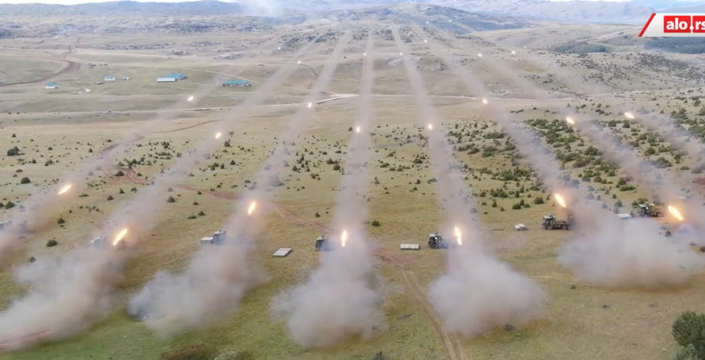 "Oganj" rastura, rakete samo izleću! Neprijatelj drhti pred Vojskom Srbije!