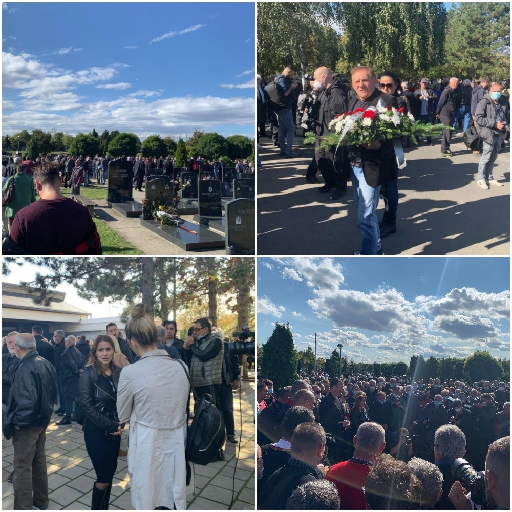 Sahrana Bore Drljače slama srce! Era Ojdanić se bacio na sanduk i ne pušta večnog prijatelja (FOTO/VIDEO)