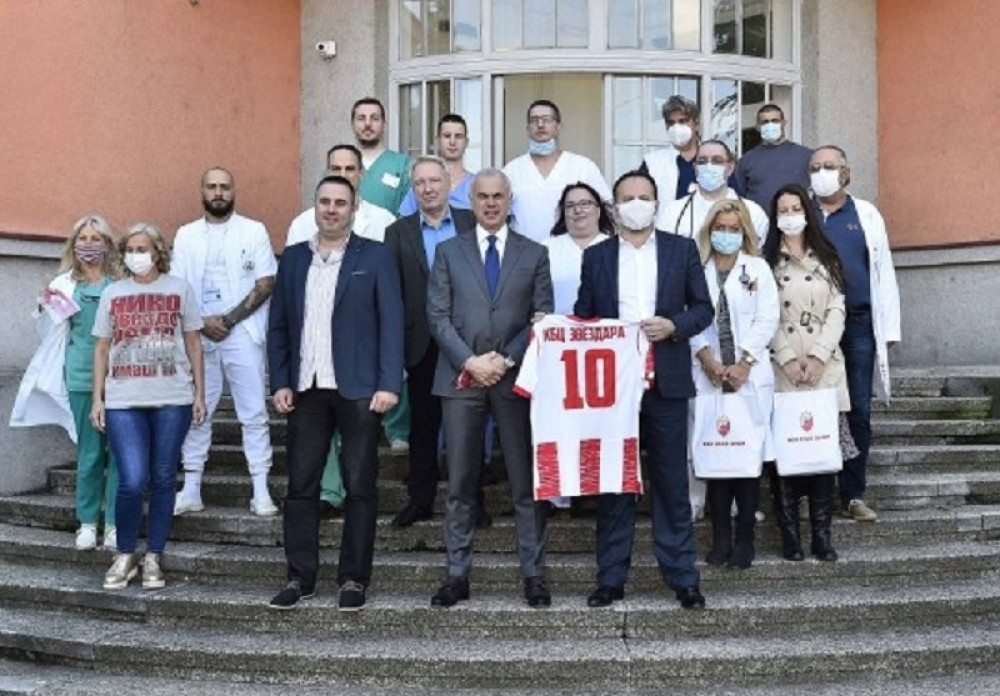 Zvezda podelila sezonske medicinarima KBC Zvezdara