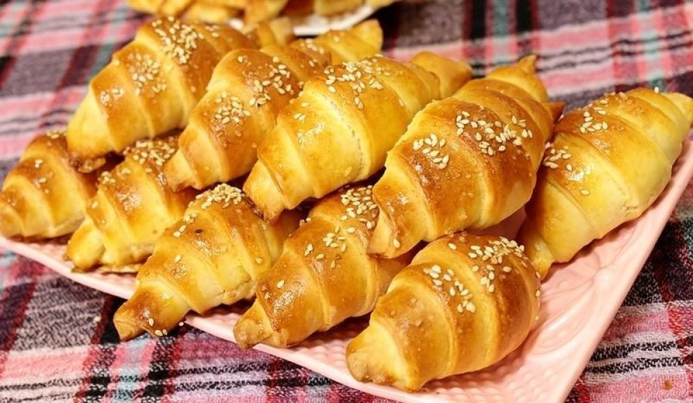 Kiflice punjene sirom, meke, nežne i mirisne