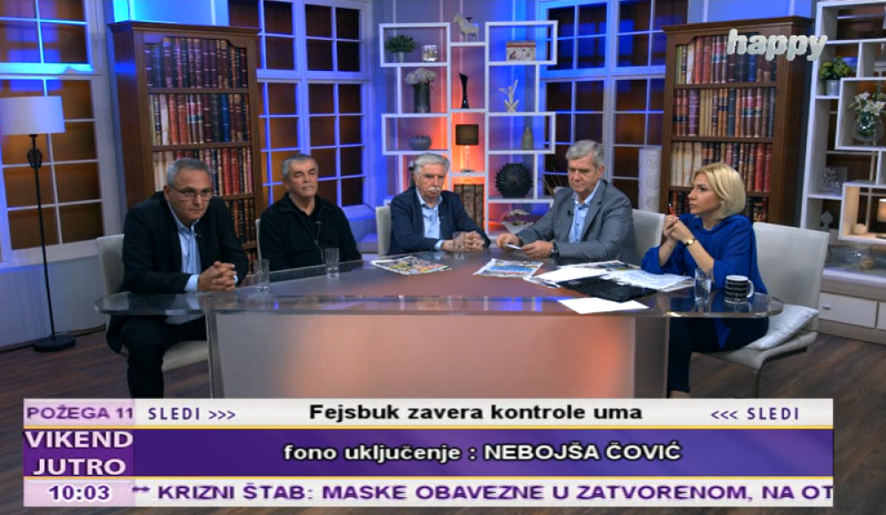 Uključio se Čović u emisiju i digao studio na noge: Celo jutro smo bili Đinđić i ja u Generalštabu, i znamo ko je kakve naredbe izdavao, i šta se tu dešavalo!