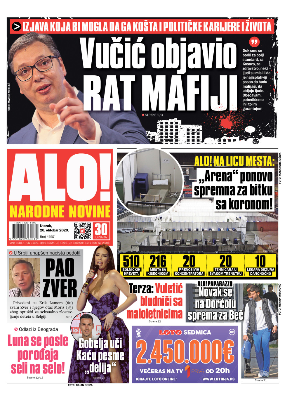 "Arena" ponovo spremna za rat sa koronom!