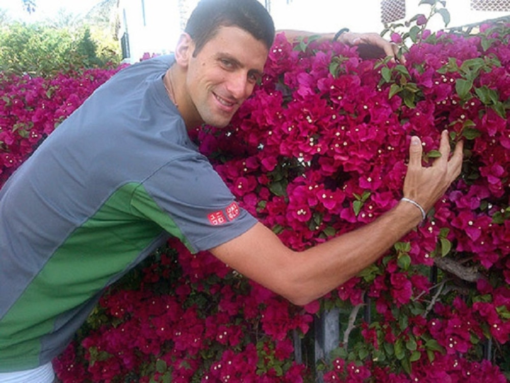 Evo zašto je Nole počeo da jede cveće