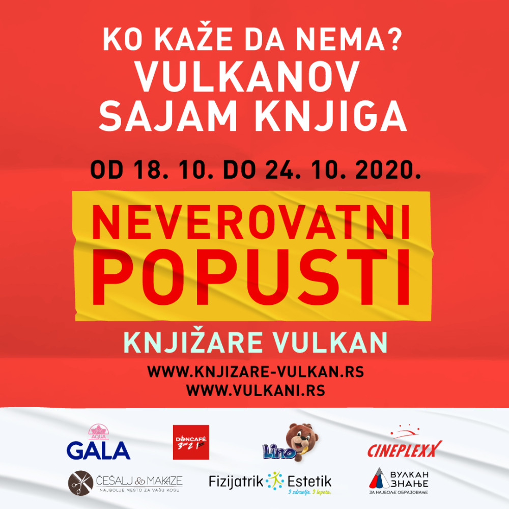 Fantastični popusti na Vulkanovom sajmu knjiga