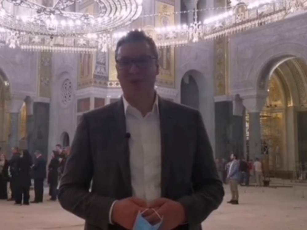 Emotivno obraćanje Aleksandra Vučića iz Hrama Svetog Save: Predsednik poslao snažnu poruku narodu! (VIDEO)