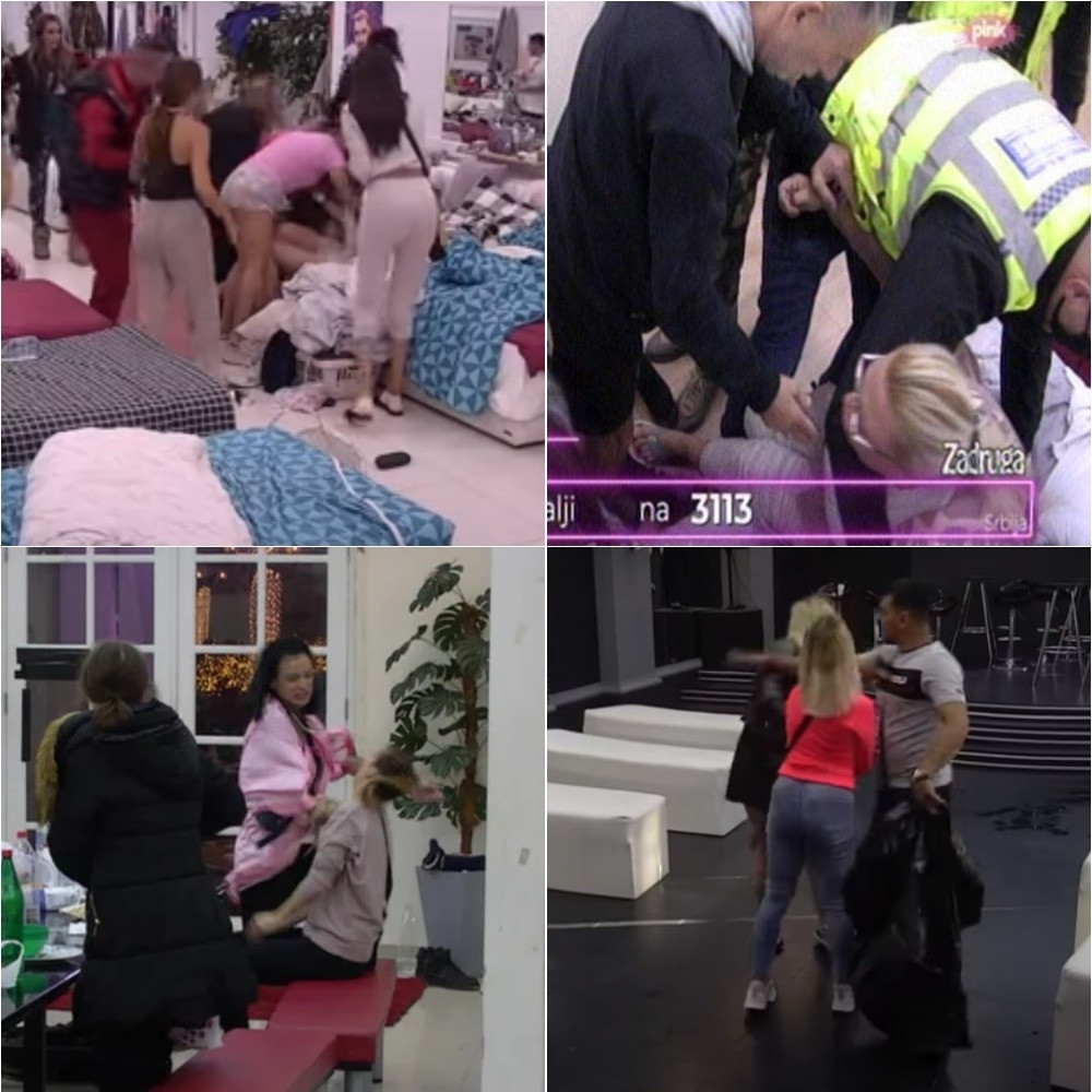 Zadrugarka umalo ostala bez glave od siline udarca, a desile se još dve jezive tuče! (VIDEO)