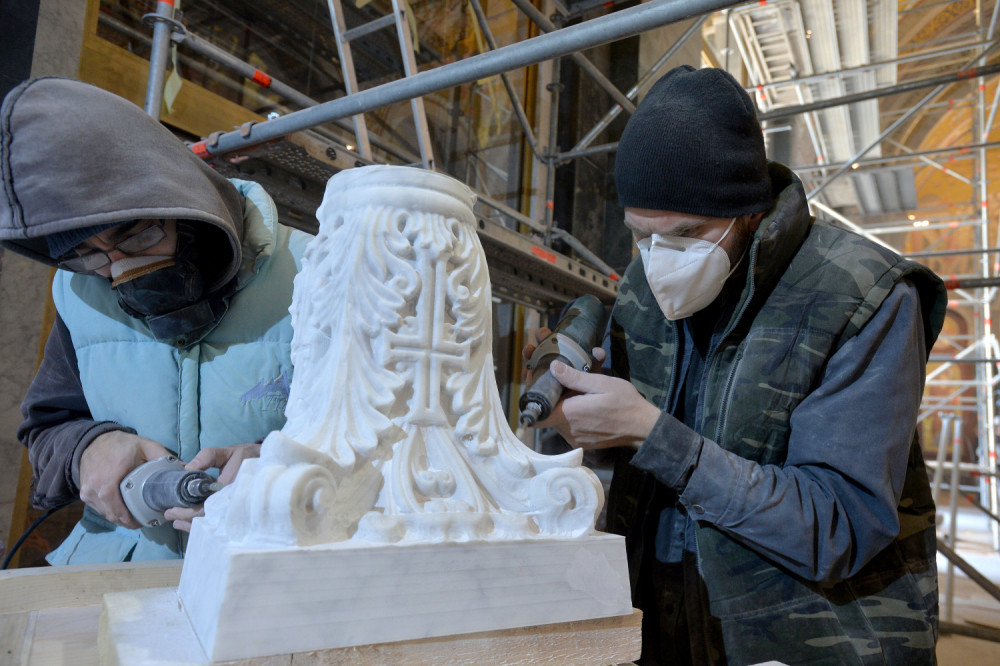 Pogledajte kako će izgledati velelepni mozaik u Hramu Svetog Save (FOTO)