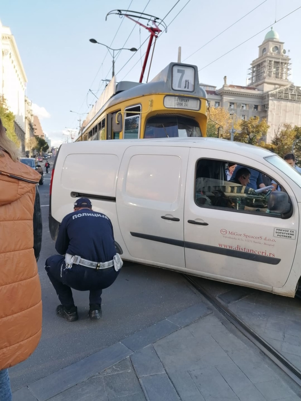 Tramvaj i kombi se sudarili u CENTRU GRADA