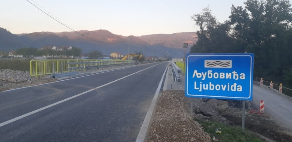 Pušten most preko reke Ljuboviđe koji je odnela poplava u junu, radovi završeni pre planiranog roka