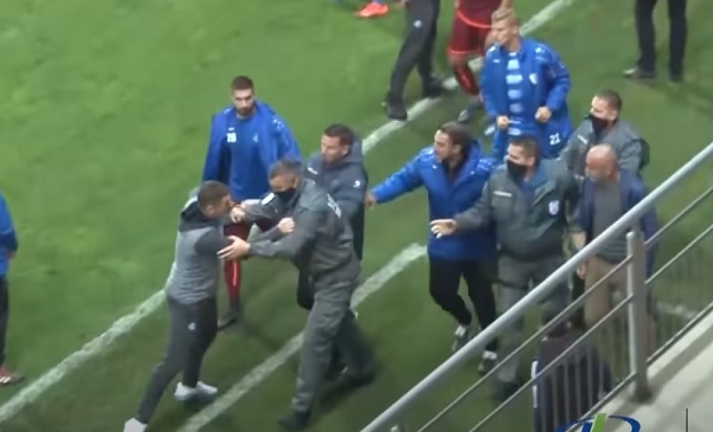 Bivši treneri Zvezde i Partizana hteli da se tuku (VIDEO)