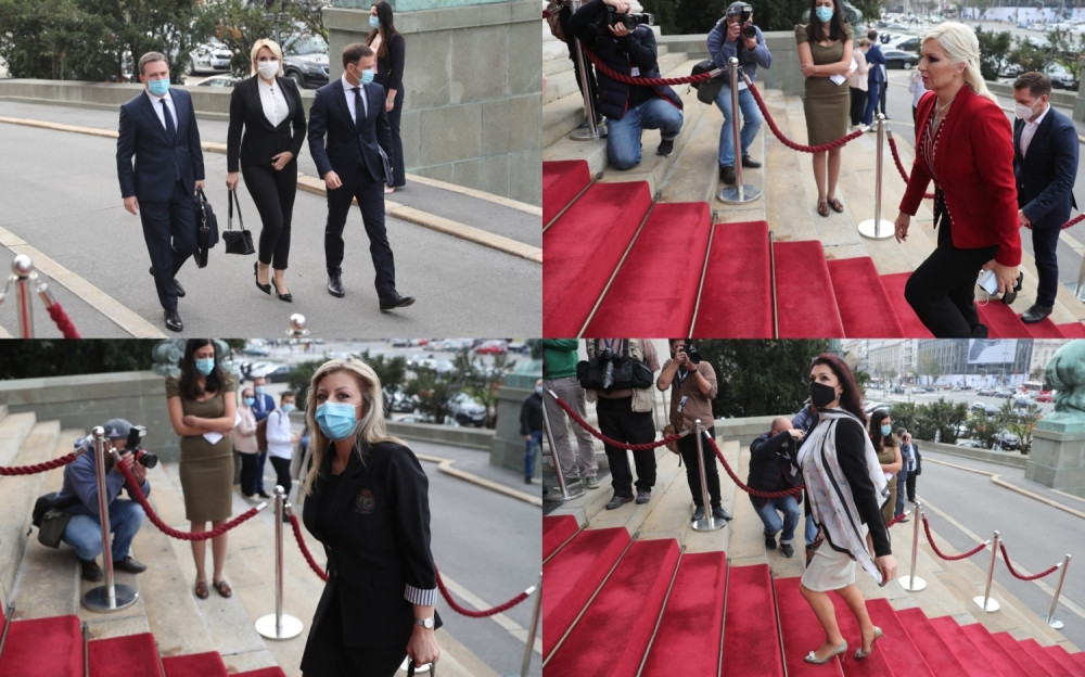 Ministarke doživele najgoru noćnu moru svake žene na crvenom tepihu ispred Skupštine