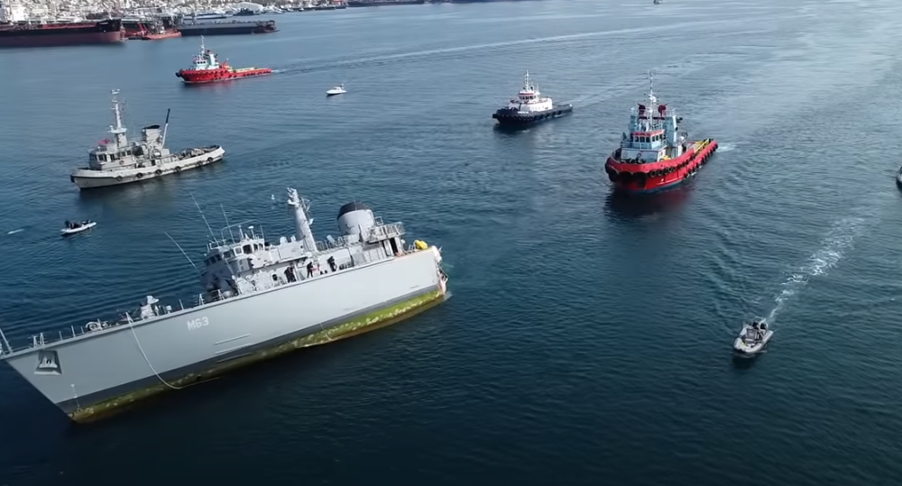 Teretnjak prepolovio ratni brod Kalisto, uhapšen kapetan! (VIDEO)