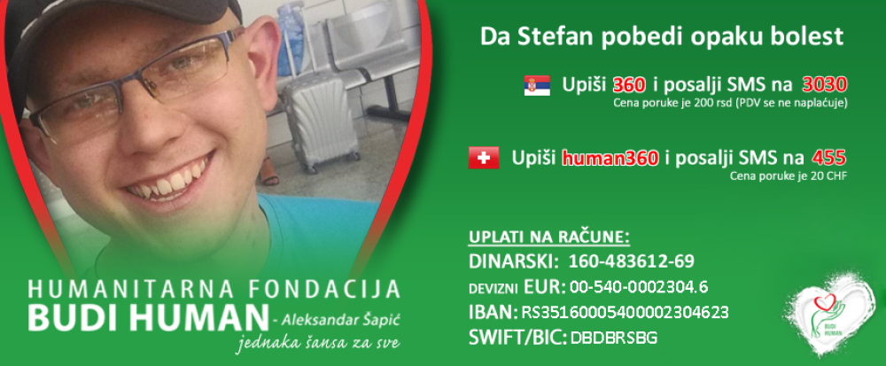 Pomozimo da Stefan pobedi opaku bolest