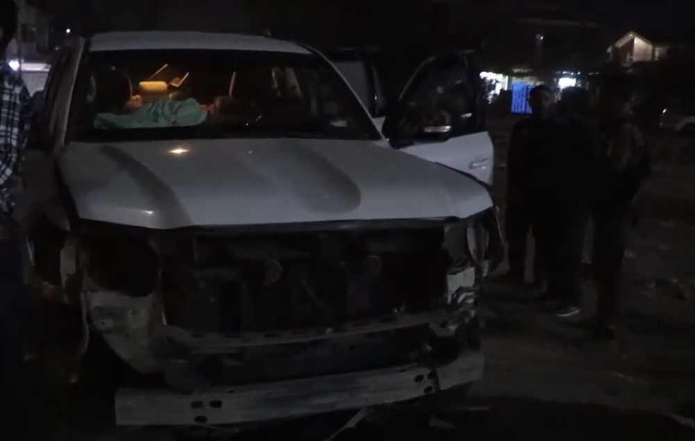 Džip eksplodirao nasred ulice (VIDEO)