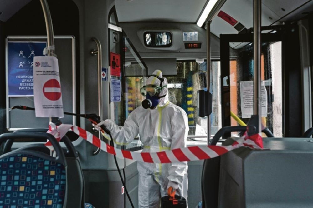 Ekipe "Ciklonizacije” od juče ponovo svakodnevno sprovode dezinfekciju javnih prostora