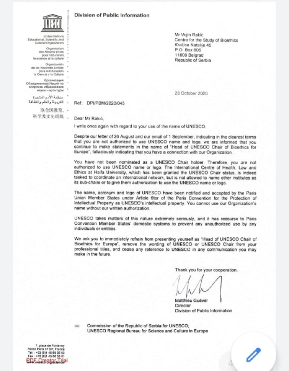 Stigla nova, žestoka depeša, ponovo se lažno predstavlja!