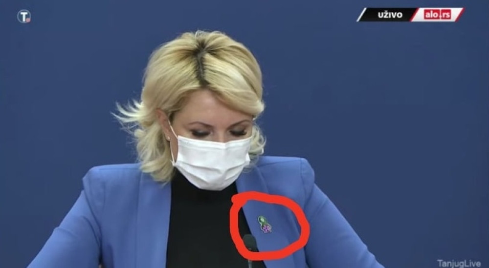 Darija Kisić se pojavila na sednici Kriznog štaba, a zbog onoga što je nosila na reveru, svi su bili prijatno iznenađeni