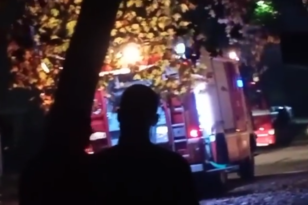 Gori stambena zgrada (VIDEO)