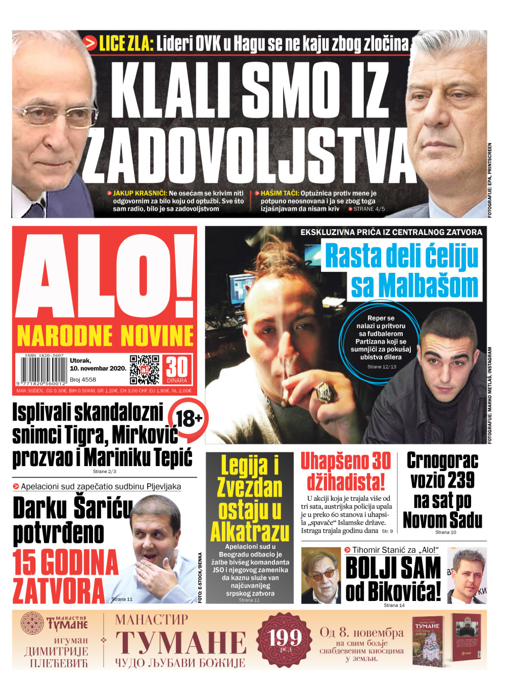 Lideri OVK u Hagu izjavili da se ne kaju zbog zločina: Ubijali smo iz zadovoljstva!