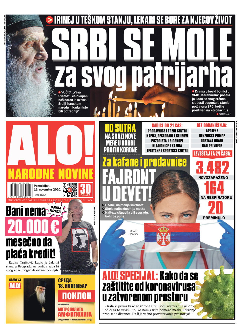 Za kafane i prodavnice fajront u devet!