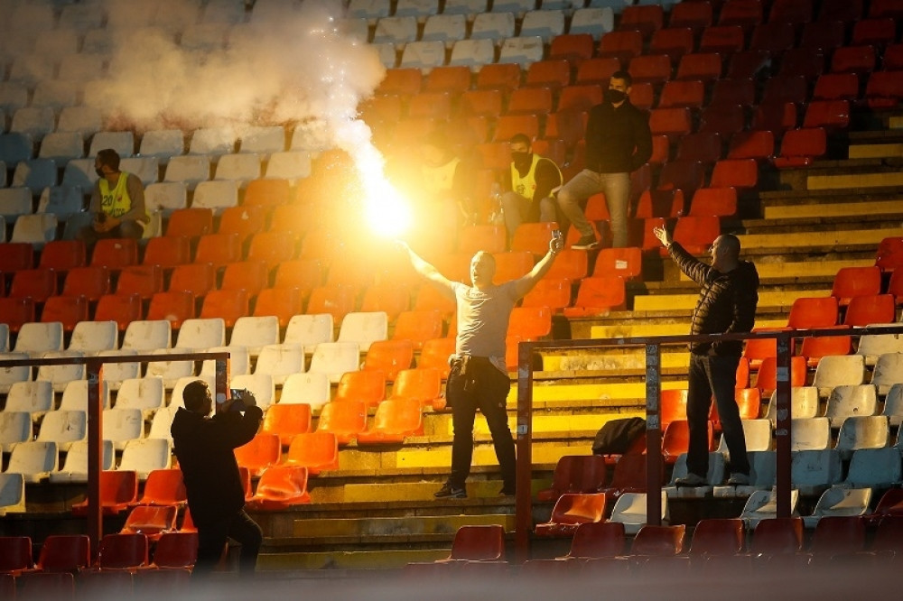 Navijači Zvezde na meču crveno-belih i Zlatibora, šta su radili na terenu?
