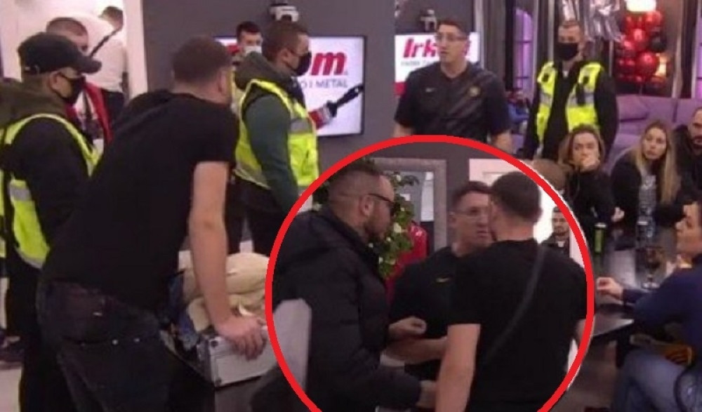 Kristijan se zaleteo, pa nasrnuo na Tomu: Obezbeđenje reagovalo momentalno! (FOTO/VIDEO)