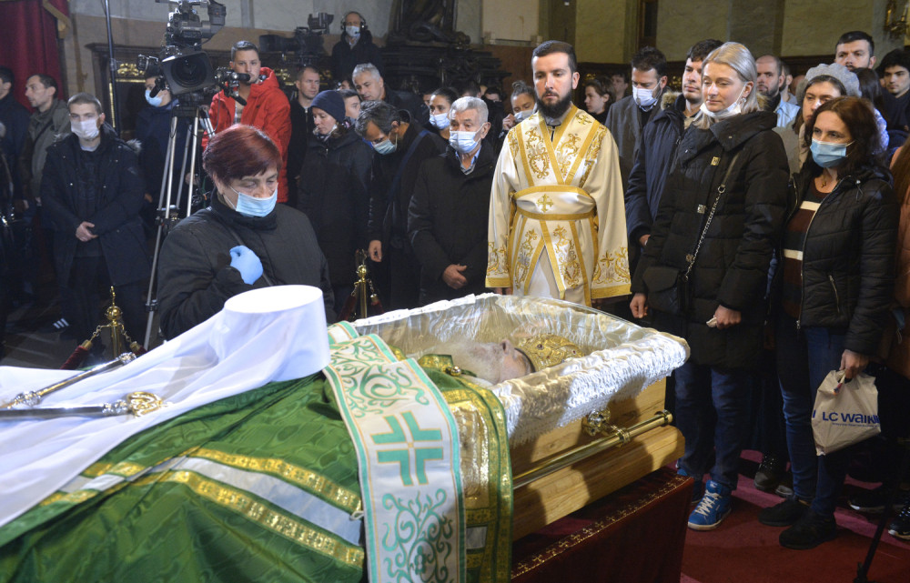 Svi su gledali u zeleni pokrov na kovčegu patrijarha, evo šta on simbolizuje