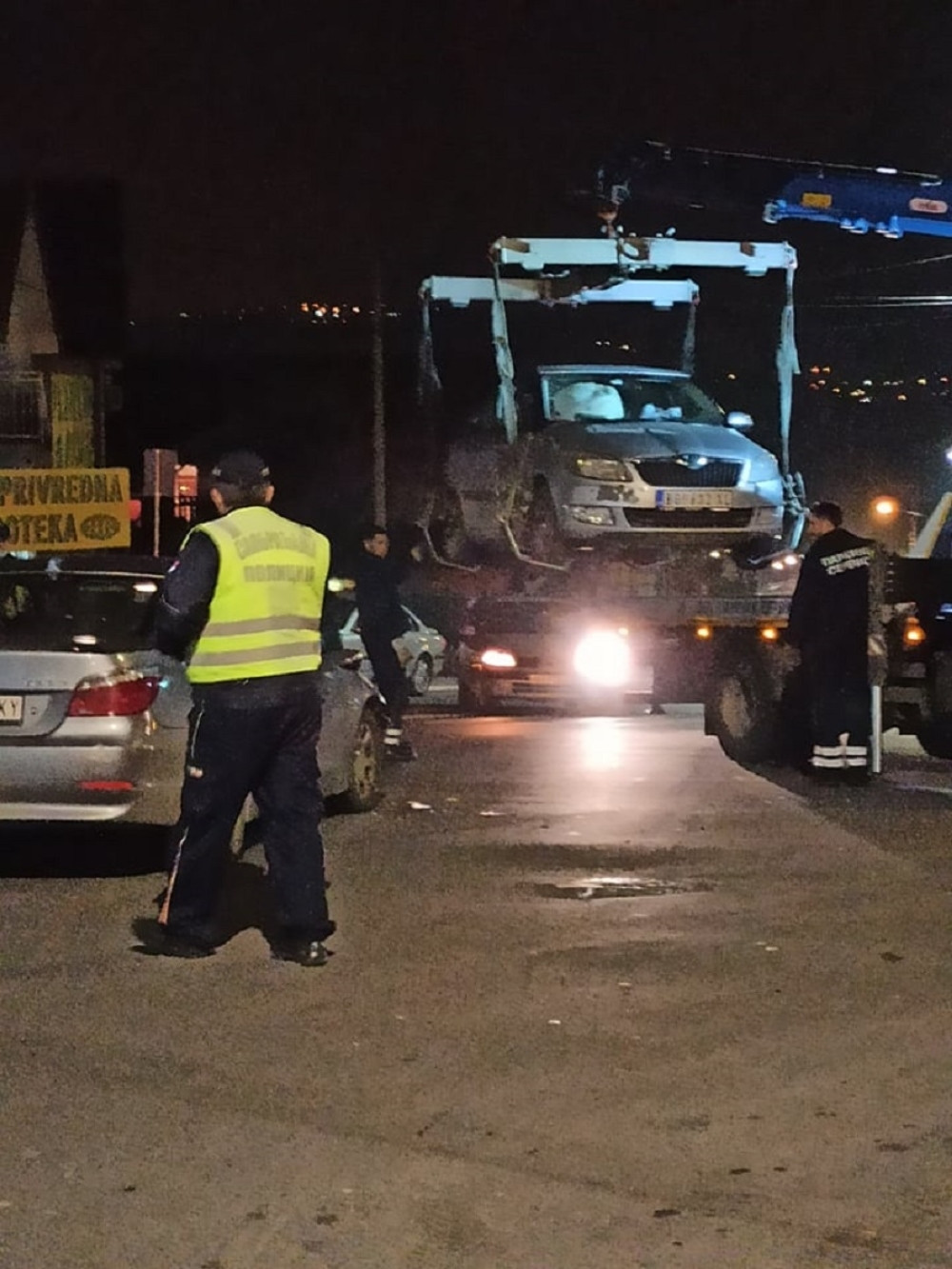 Karambol u Resniku, policija vrši uviđaj