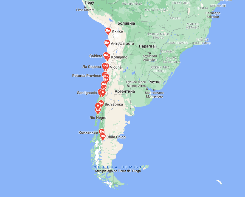 Jak zemljotres pogodio Čile