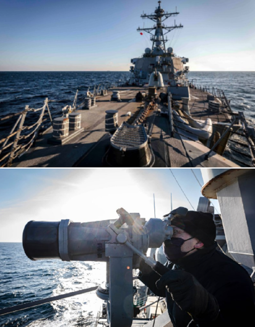 Američki razarač ušao ne teritoriju Rusije, Admiral Vinogradov se zaleteo na njega