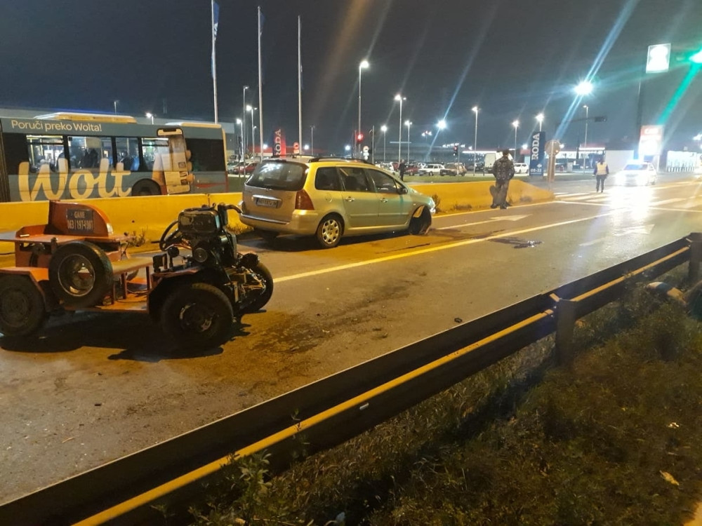 Lančani sudar, ekipe Hitne pomoći na terenu!