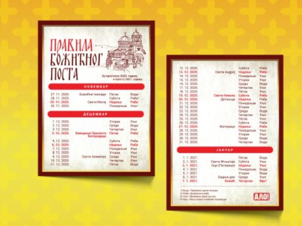 Čišćenje duše i tela: U subotu počinje Božićni post