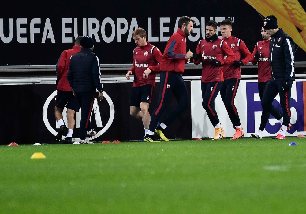 Zvezda odradila trening u Gentu